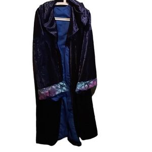 Handmade hooded velvet costume cape/robe